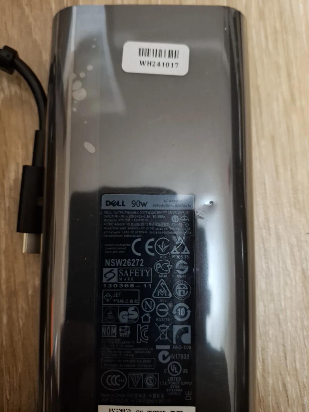 punjac dell precision 5570 5750 5770 original novo