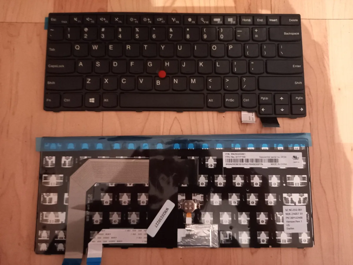 nova tastatura lenovo t470p