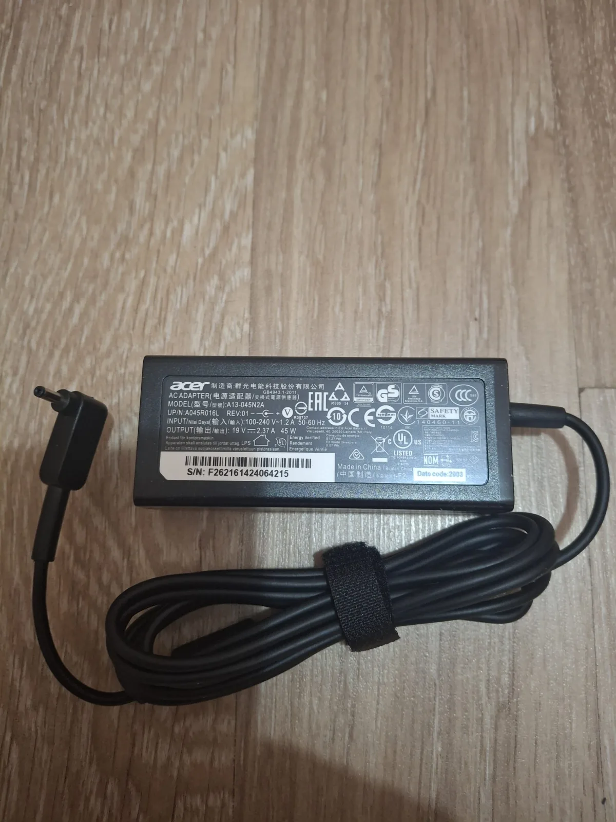 acer p236 p238 p238m tmp614-51 punjac original novo