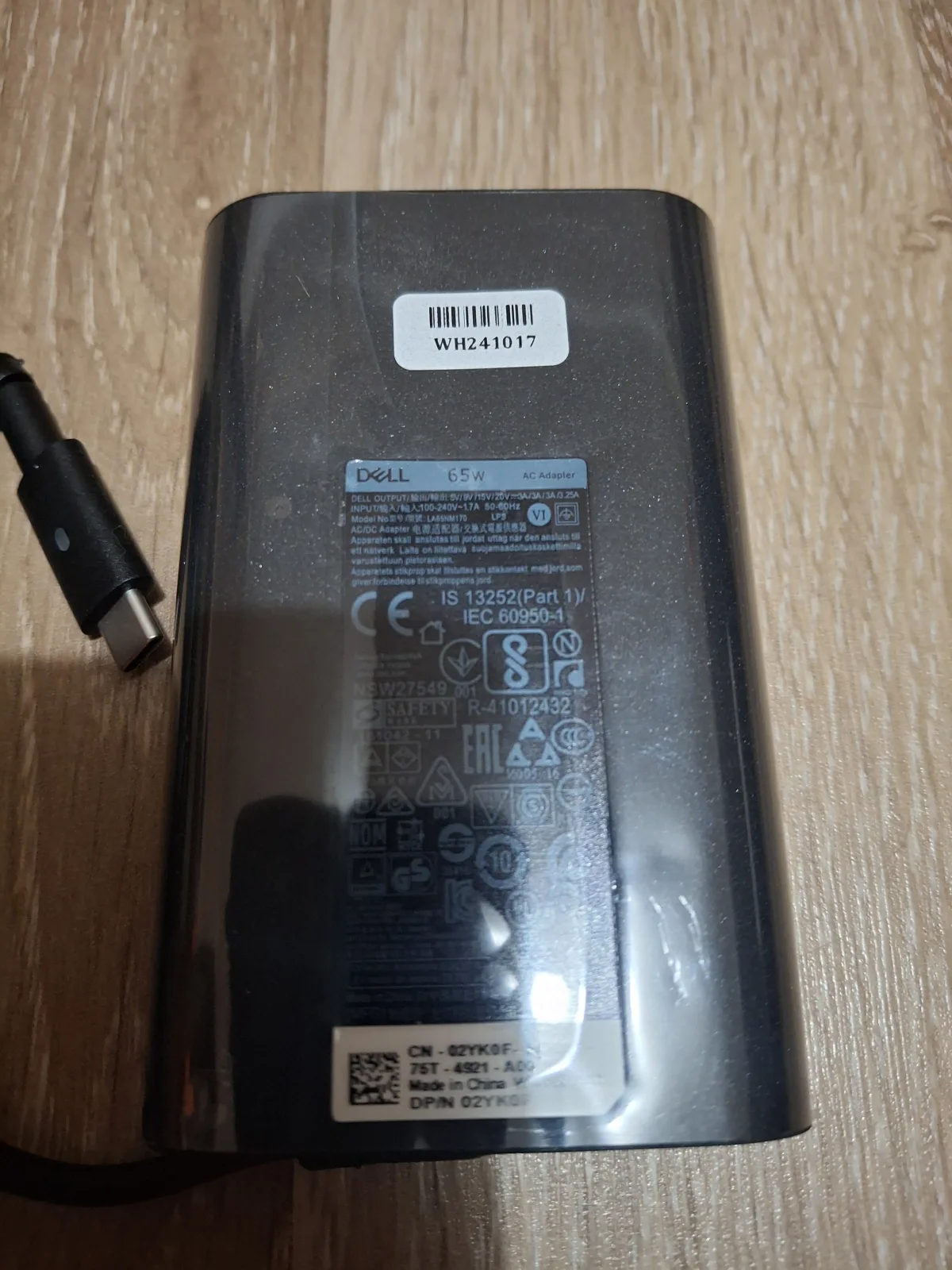 dell hka65nm200 latitude 7275 7285 7370 punjac original novo