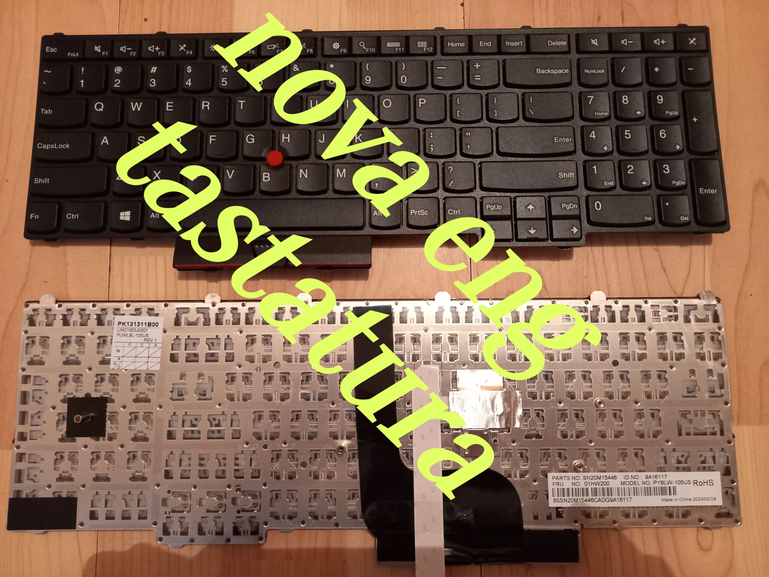 tastatura lenovo p70 p71 01hw200 01hw282 nova - Image 4